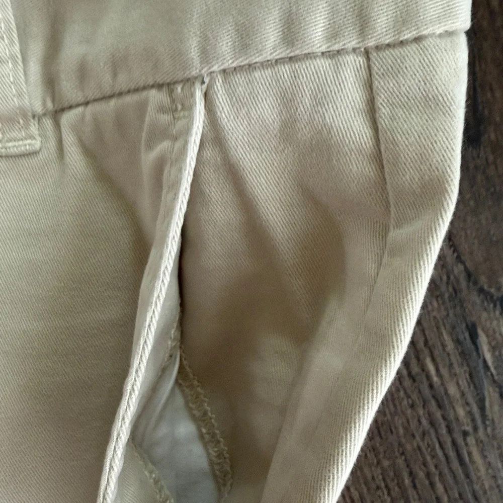 Express Cream/Tan pants ladies 8 - Picture 3 of 7